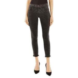 J Brand "Fame" Cropped Black Jeans Size 31